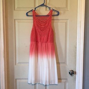 Coral Ombré dress